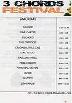 3 Chords Festival, Penzance, Cornwall 23-24.8.14